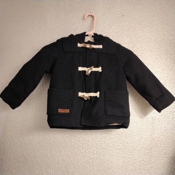 Ben Sherman Boy's Blue Pea Coat   Size   (41) - Picture 1 of 5